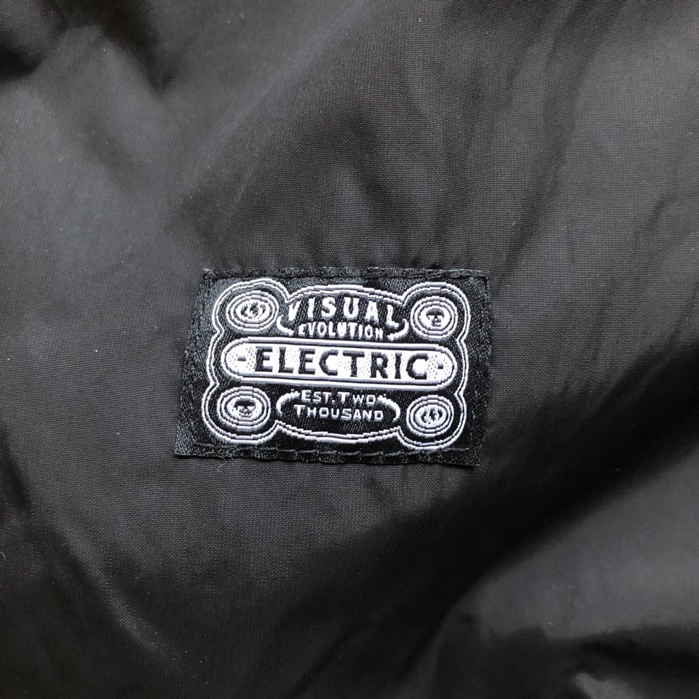 Electric Beggar Jacket Nylon Black Windbreaker - Picture 7 of 13